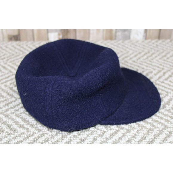 Vintage Blue Winter Ballcap - Picture 4 of 6